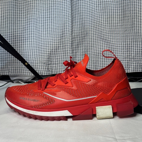 Dolce & Gabbana Men\'s Vibrant Red Athletic Shoes main image 6